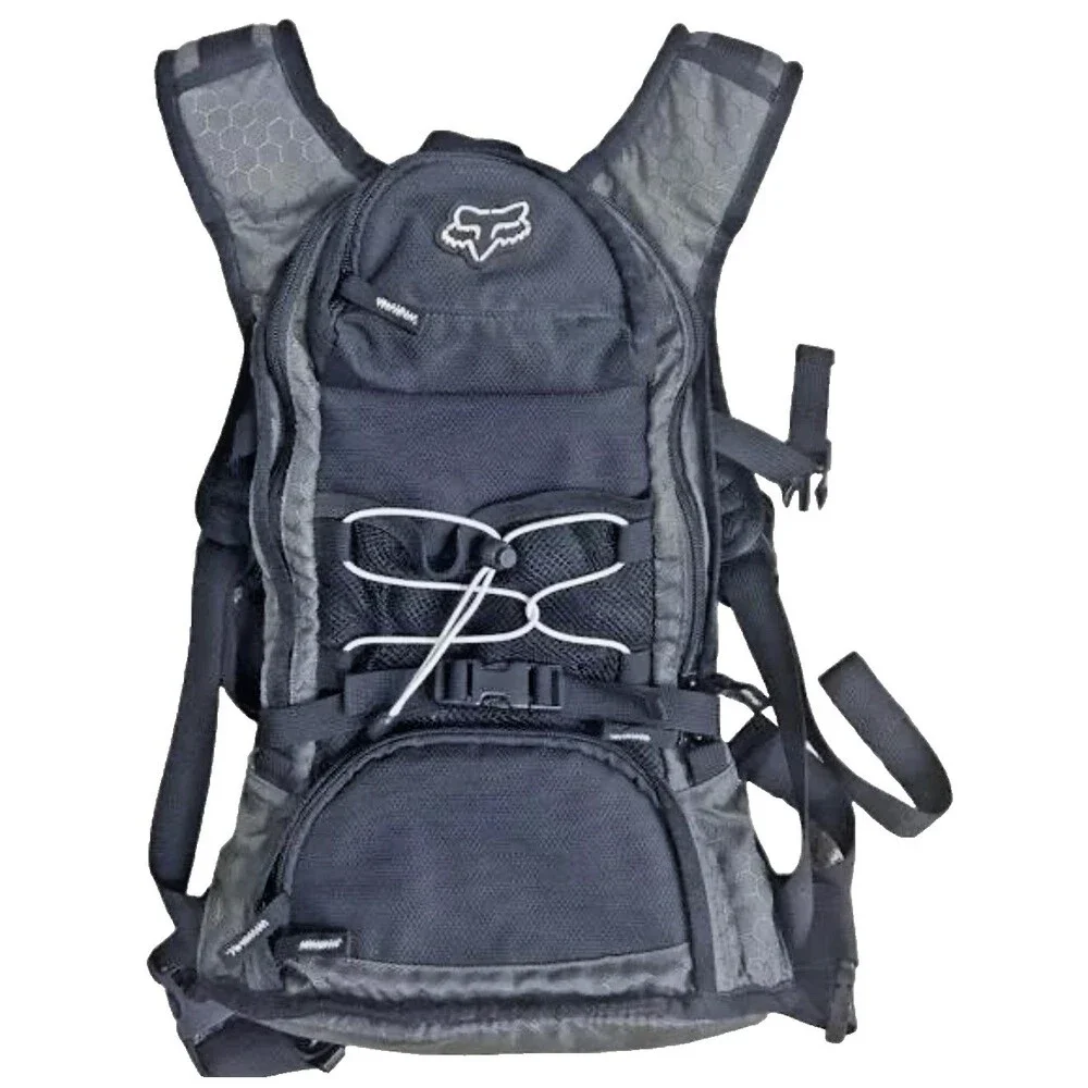 RARE FOX Racing Backpack Padded Utility Riding Motocross Trail Hydration Vintage